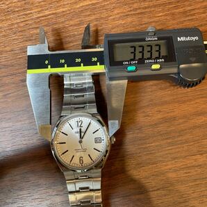 A5/【中古品】SEIKO 腕時計 セイコー デイト 不動 パーペチュアルカレンダー ファッション 時計 メンズ MENS 白文字盤の画像9