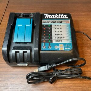 A540/【中古品】マキタ DC18RF makita バッテリー　充電器　充電器 急速充電器 4V-18V用 工具　AC100V