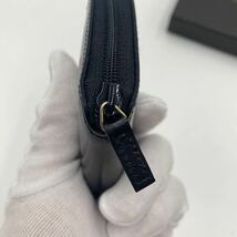 M5 【個人保管品】GUCCI グッチ コインケース 小銭入れ レザー 本革 贅沢品の極み ブラック 箱付き 030-0416-1272_画像3