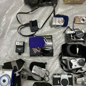 S5/【中古品】カメラまとめ20点 双眼鏡2点 まとめ売りCanon PENTAX SONY フィルムカメラ チェキNikon カメラレンズ ストロボ SANYOデジカメの画像2