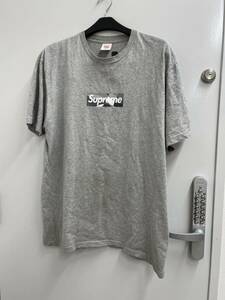 A5116/【中古品】シュプリーム Tシャツ ボックスロゴ　エミリオプッチコラボ　Mサイズ　Grey 半袖　メンズ　ファッション　アパレル
