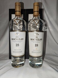 ラベル綺麗 マッカラン 18年 空瓶 箱付 MACALLAN スコッチウイスキー サントリー
