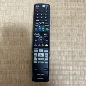 動作確認済み【SHARP】◆AQUOS◆ GA769PA BD TV テレビリモコン シャープ アクオス 中古