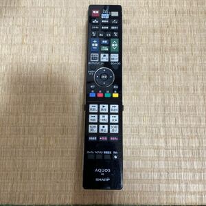 動作確認済み【SHARP】◆AQUOS◆ GA908PA BD TV テレビリモコン シャープ アクオス 中古品