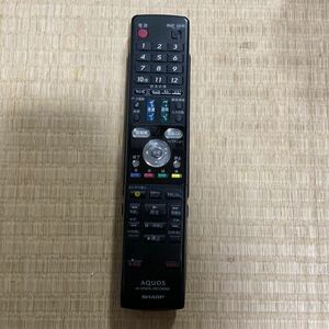 動作確認済み【SHARP】◆AQUOS◆ GA558PA TV テレビリモコン シャープ アクオス 中古4