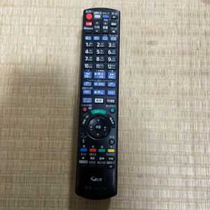 動作確認済み【Panasonic】◆パナソニック◆ BD テレビリモコン n2qayb000993 電池のフタなし