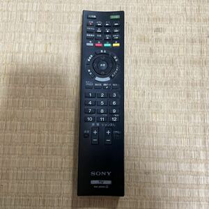 動作確認済み【SONY】◆RM-JD020◆ TV テレビリモコン ソニー 中古