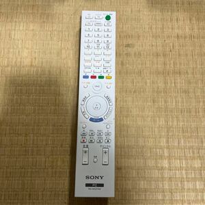 動作確認済み【SONY】◆RM-MCE70M◆ TV テレビリモコン ソニー ホワイトカラー 中古品