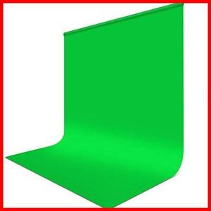 ★グリーン_2mx3m★ グリーンバック 布 2m x 3m クロマキー グリーンスクリーン 撮影用 背景 布 緑 透けにくい Zoom