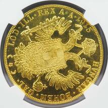 【高鑑定コイン】1915年 オーストリア 金貨 リストライク MS66 NGC アンティークモダンコイン 4ダカット フランツ・ヨーゼフ 送料無料_画像8