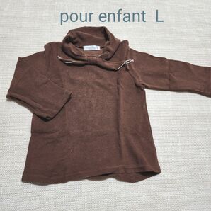 nathan ribbon tops pour enfant L 110size 子ども服 長袖 キッズ