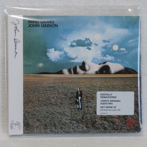 ＜美品＞　JOHN LENNON 　ジョン・レノン 　/ 　MIND GAMES　ヌートピア宣言　 (紙ジャケット仕様 　デジタル・リマスター盤）　輸入盤 