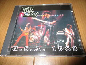 THIN LIZZY U.S.A. 1983sin* Rige . Thunder * and * lightning Tour 