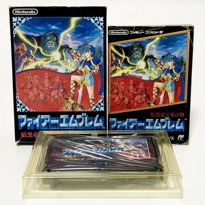 ファミコン ファイアーエムブレム 暗黒竜と光の剣 箱説付き 痛みあり Nintendo Famicom Fire Emblem Ankokuryu to Hikari no Ken CIB