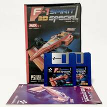 MSX2＋専用 2DDフロッピーディスク F1スピリット 3Dスペシャル 箱説付き 痛みあり コナミ F-1 Spirit 3D Special CIB Tested Konami MSX_画像1