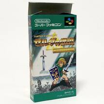 スーパーファミコン ゼルダの伝説 神々のトライフォース 箱説付き 操作カード有り 任天堂 Nintendo Super Famicom The Legend of Zelda CIB_画像2