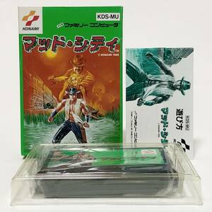 ファミコン マッドシティ 箱説付き 動作確認済み コナミ Nintendo Famicom Mad City / The Adventures of Bayou Billy CIB Tested Konami