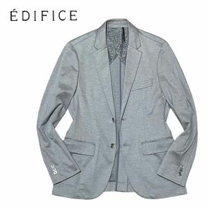 EDIFICE tailored jacket flax .linen gray 44(S-M degree ) Edifice summer jacket blaser commuting casual spring summer thin 