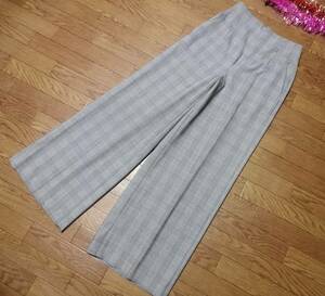 [M-PREMIER] gray wide pants 34*M pull mie* new goods!