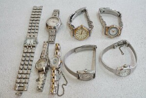 F744 全てSEIKO/セイコー レディース 腕時計 8点セット クォーツ ブランド アクセサリー 大量 まとめて おまとめ まとめ売り 不動品