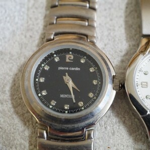 F705 pierre cardin/ピエール・カルダン 腕時計 4点 ブランド アクセサリー レディース 大量 まとめて おまとめ まとめ売り 不動品の画像2