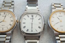 F910 全てSEIKO/セイコー メンズ 腕時計 5点セット クォーツ ブランド アクセサリー 大量 まとめて おまとめ まとめ売り 不動品_画像3