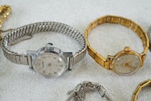 F1037 SEIKO/CITIZENなど 手巻き レディース ヴィンテージ 腕時計 13点 アクセサリー アンティーク 大量 まとめて おまとめ ジャンク品_画像6