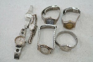 F1071 全てCITIZEN/シチズン レディース 腕時計 7点セット クォーツ ブランド アクセサリー 大量 まとめて おまとめ まとめ売り 不動品