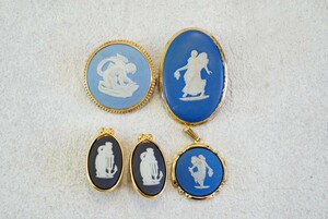 B1168 WEDG WOOD/ウェッジウッド ペンダント ブローチ ブランド ヴィンテージ アクセサリー 大量 セット まとめて おまとめ ネックレス