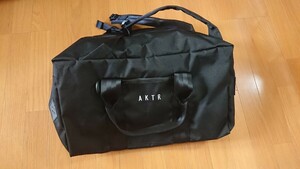  new goods unused goods AKTR bag black TRAVELING BAG BK Boston bag basketball akta- travel bag also!3way