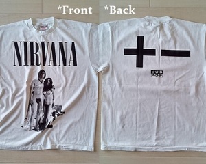 *[ L ][ NIRVANA John Lennon ono Yohko SUB POP sub pop niruva-na Vintage style print T-shirt ] new goods 
