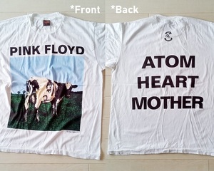 *[ XL ][ Pink Floyd Atom Heart Mother pink floyd .. heart . band Vintage style print T-shirt ] new goods 