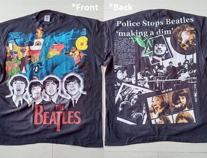 *[ XL ][ The BEATLES Beatles частота Vintage стиль принт футболка ] новый товар 