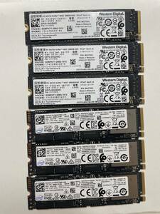 動作確認済み M.2 SSD NVME 256GB 6枚 ジャンク扱い