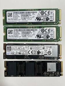 【動作確認済】M.2 SSD NVME 512gb 4枚 ジャンク扱い