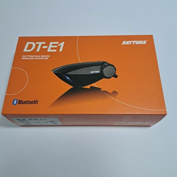 デイトナ バイク用 インカム 1個セット 4人通話 最大800m通信 通話自動復帰 Bluetooth DT-E1 