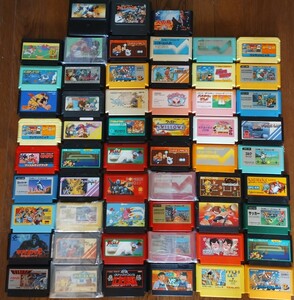  Famicom soft много 