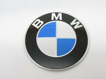 【送料込】 BMW 純正 ボンネット トランク フロント バンパー エンブレム 82mm 7288752 (n095224)_画像1