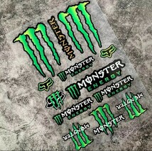 防水反射 ステッカー / モンスターエナジー / バイク　/　車　/ バイクステッカー ヘルメットステッカー MONSTER ENERGY デカール　BMX！_画像3