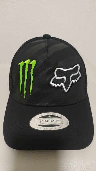 Monster energy モンスターエナジー キャップ 帽子 バイク帽子 スポーツ帽子 モンスターエナジー帽子 Fox
