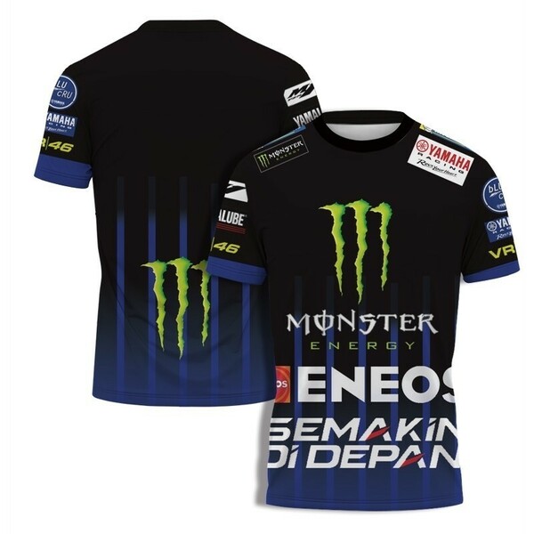 モンスターエナジー Tシャツ サイズ :★2XL★ 材質：ポリエステル MotoGP スポーツウエア スポーツTシャツ Monster Energy 