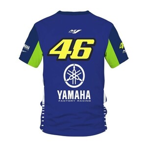 VR46 Rossi Tシャツ / ★サイズ : XL★ / 材質：ポリエステル MotoGP スポーツウエア スポーツTシャツ ロッジ　バイクウェア