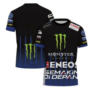 モンスターエナジー Tシャツ サイズ :★3XL★ 材質：ポリエステル MotoGP スポーツウエア スポーツTシャツ Monster Energy 