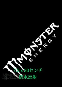 防水反射 ステッカー/モンスターエナジー/バイク/車/ストリート バイクステッカー ヘルメットステッカー MONSTER ENERGY