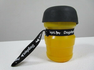 DOG DEPT ドッグデプト　EASY WATER BOTTLE　給水ボトル　イエロー　中古　定価1650円