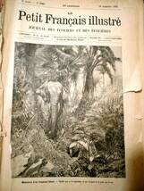 ミュシャ表紙・挿絵32点入世紀末雑誌『"Le petit Francais illustre"』 「白象伝説」連載・18冊/1893-94年　　6500円_画像1