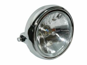 メッキヘッドライト 180パイ ガラス HeadLight Clear lens 送料込 54-1798 CB400SF CBR250R XJR400 RZ250RR RZ350 