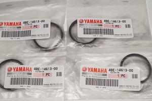 ヤマハ純正部品 4BE-14613-00 マフラーガスケット 38x45 4個セット Muffler gasket Genuine parts 送料込 4X-5037 RZ125 SR125 DT125R YD12