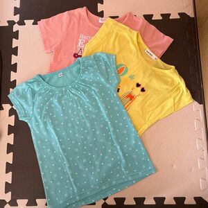 Ｔシャツ 半袖Ｔシャツ3枚セット120