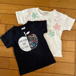 Ｔシャツ半袖女の子100 2枚セット